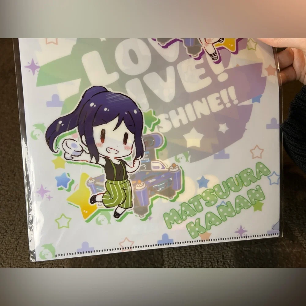 Love Live! Sunshine!! Clear File Folder Plastic Anime Japan Exclusive Official